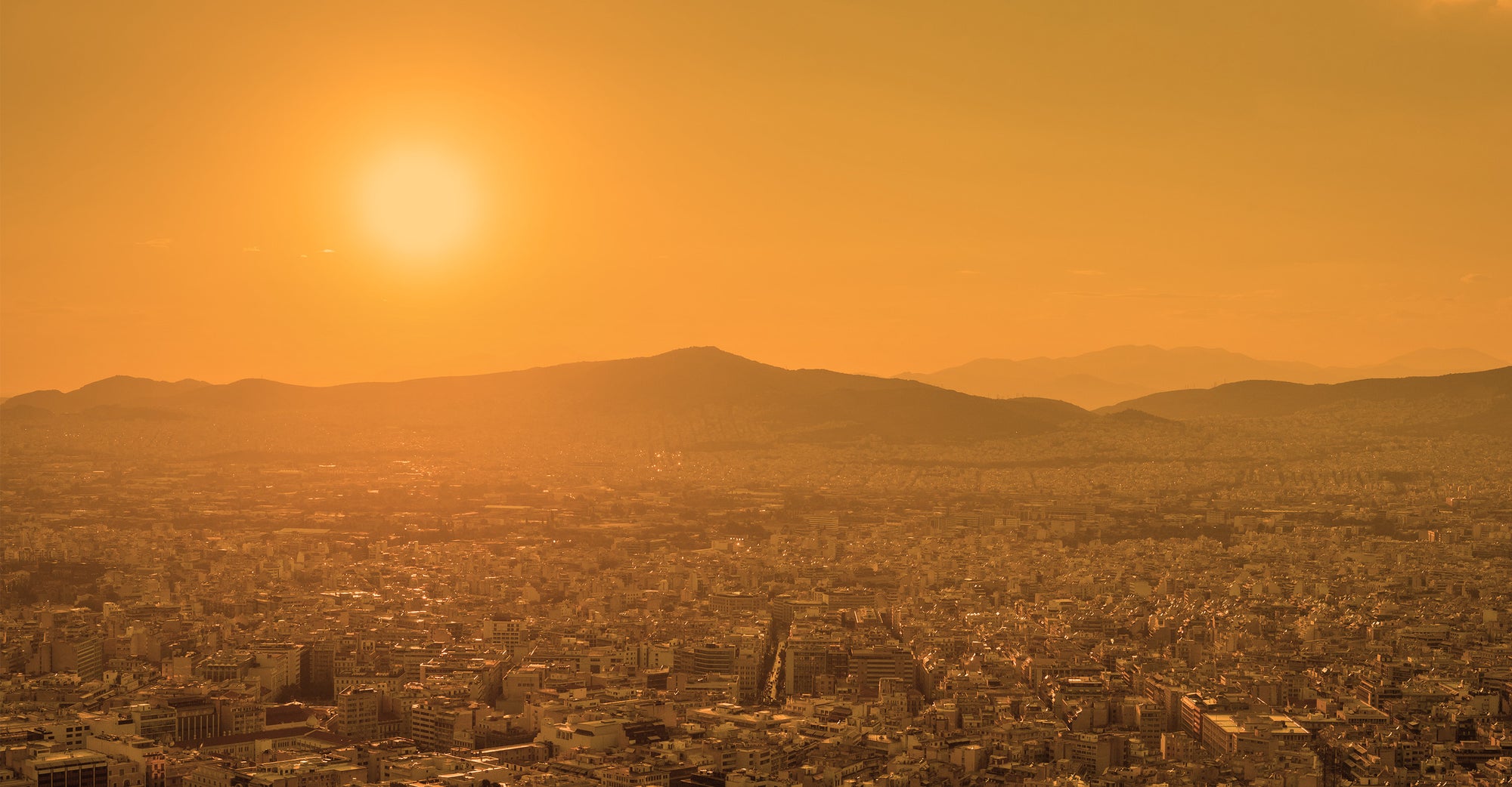 Greece Air Quality Alert: Orange skies over Athens