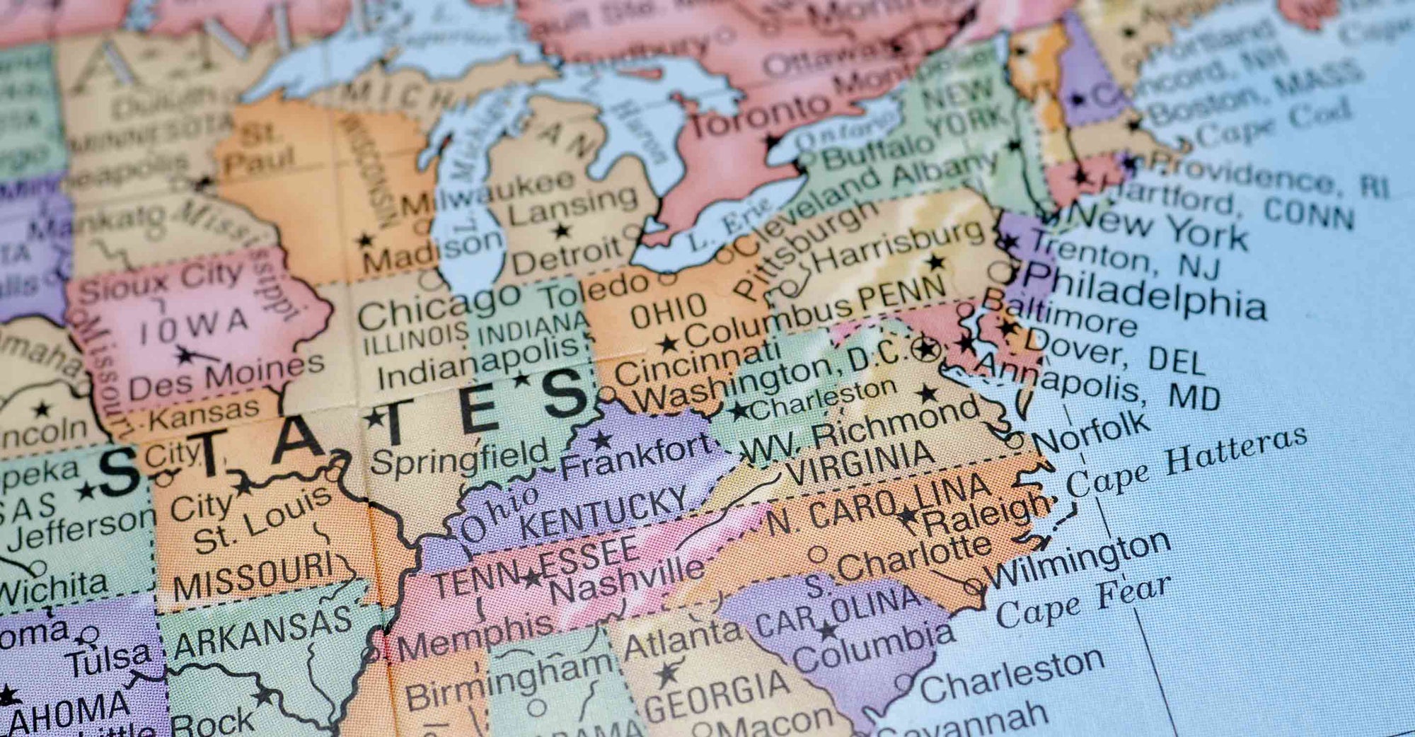 US map