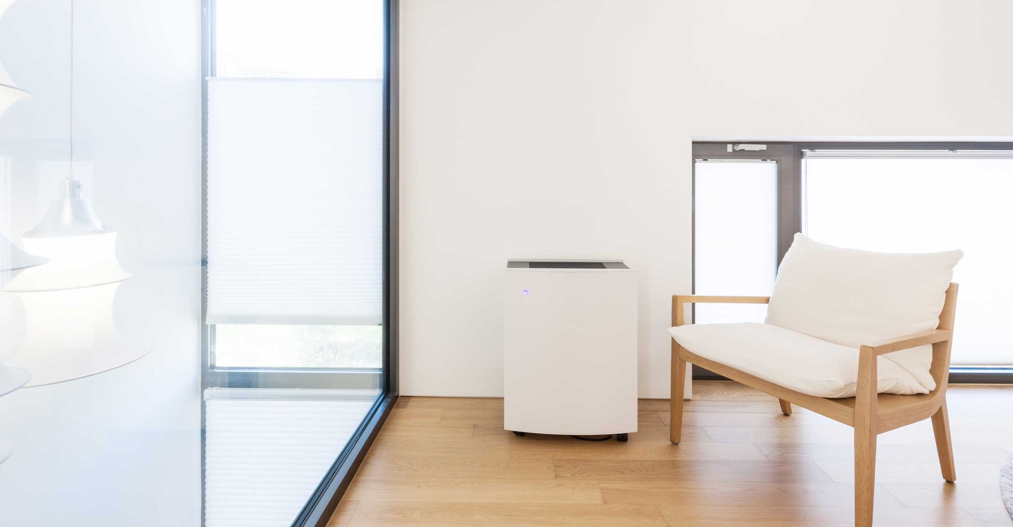 air purifier in home setting