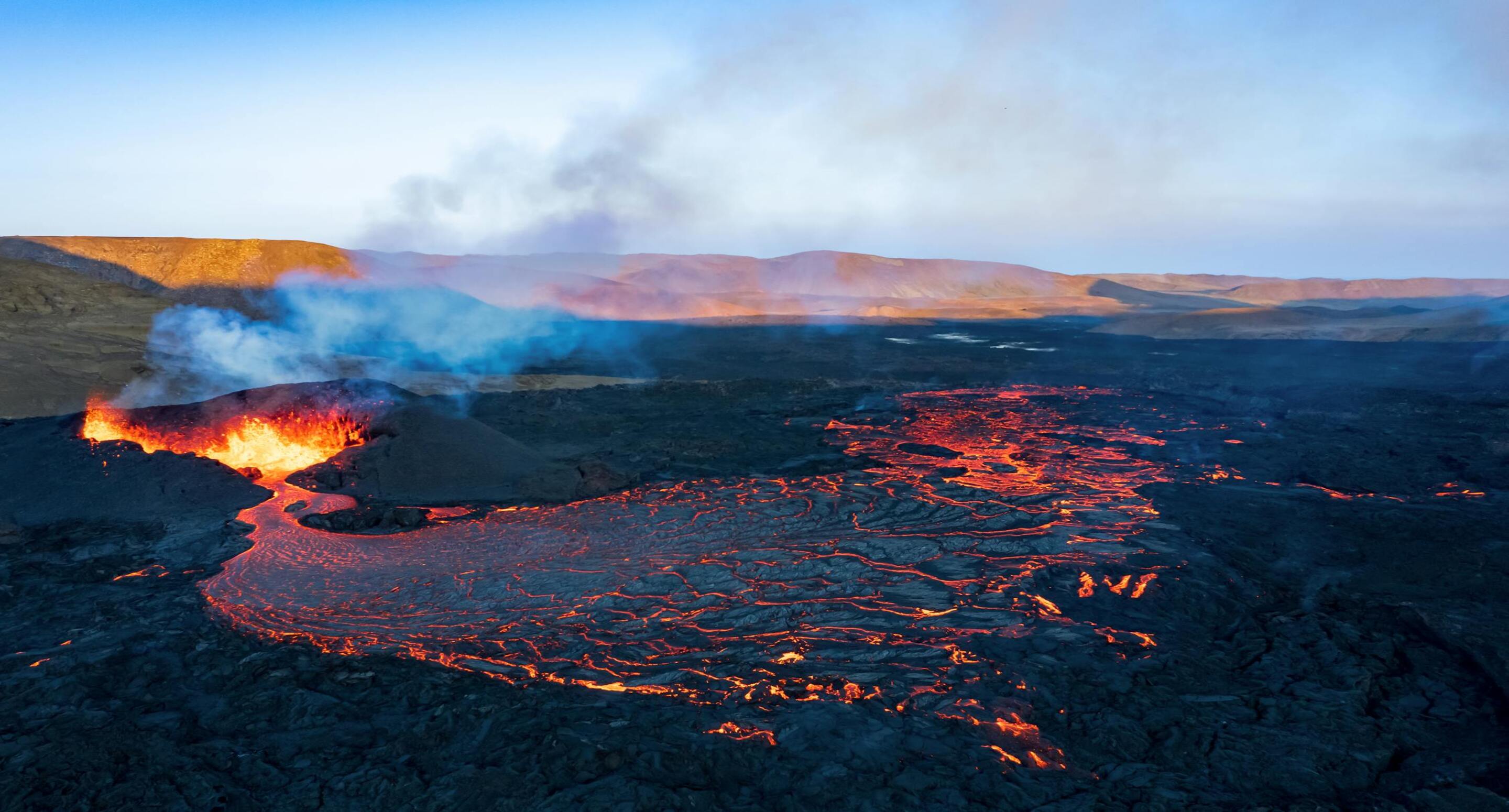 mountain lava