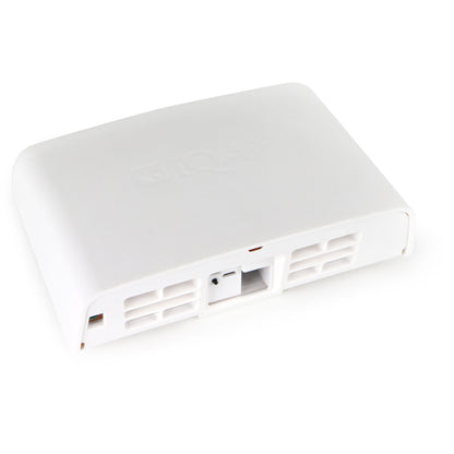 AirVisual Outdoor laying down showing connection housing