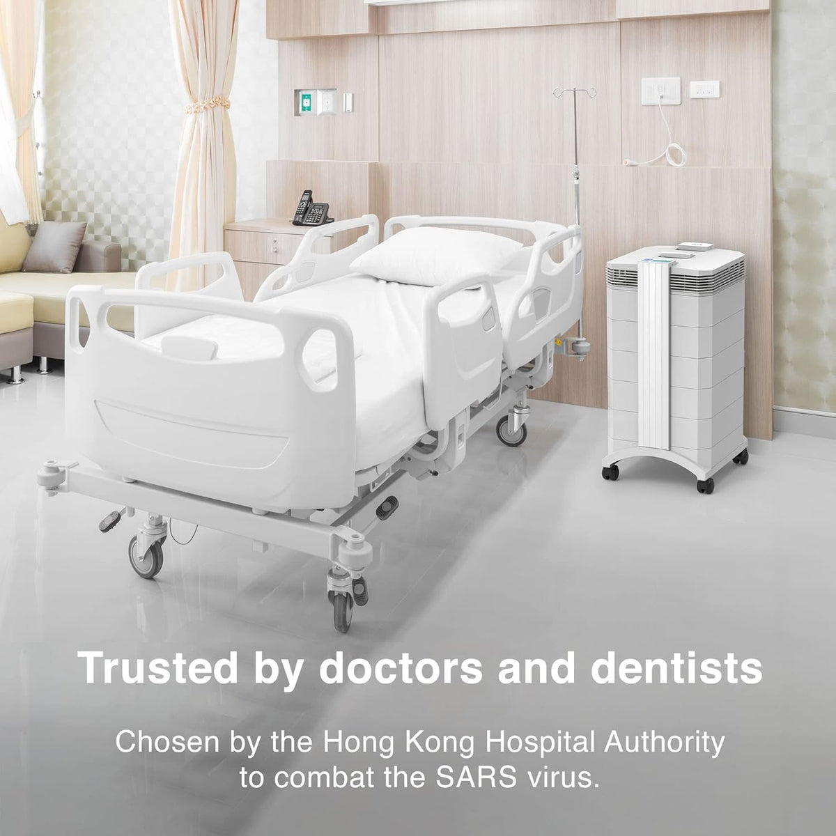 HealthPro Plus in hospital room